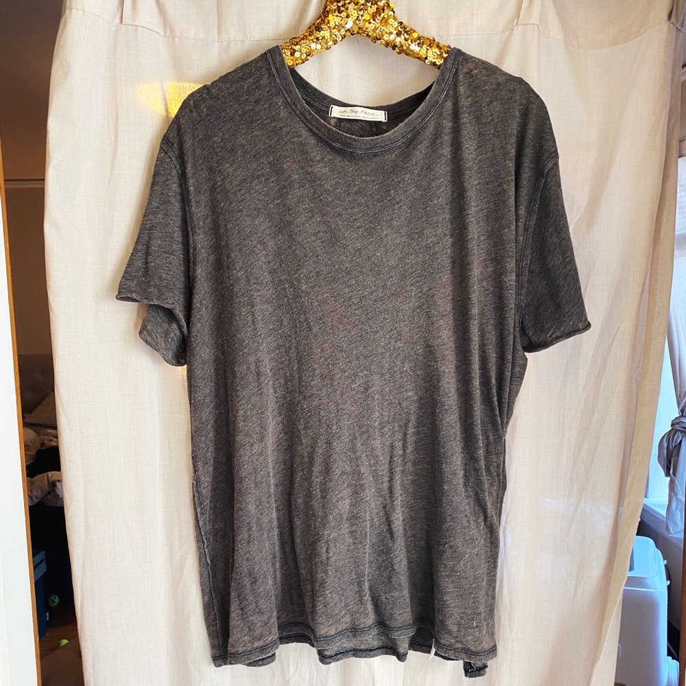 Free People Clarity Ringer Tee L
